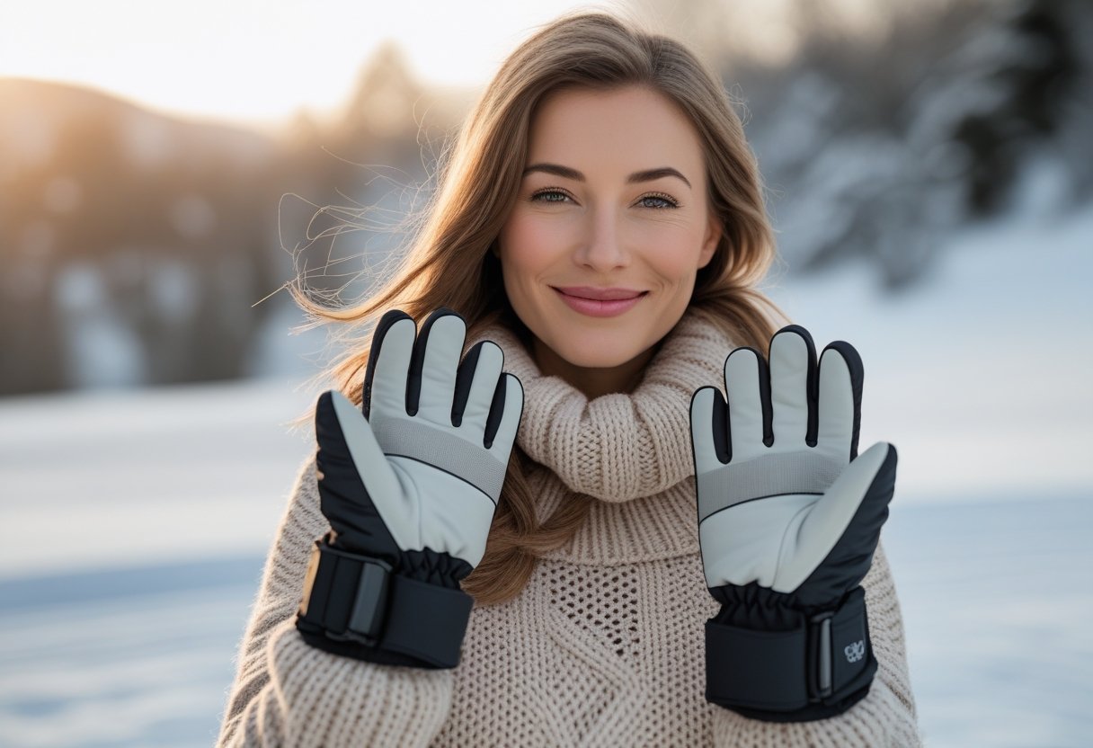 Saadan holder du varmen med strikkjoler og varme skihandsker til vinteren